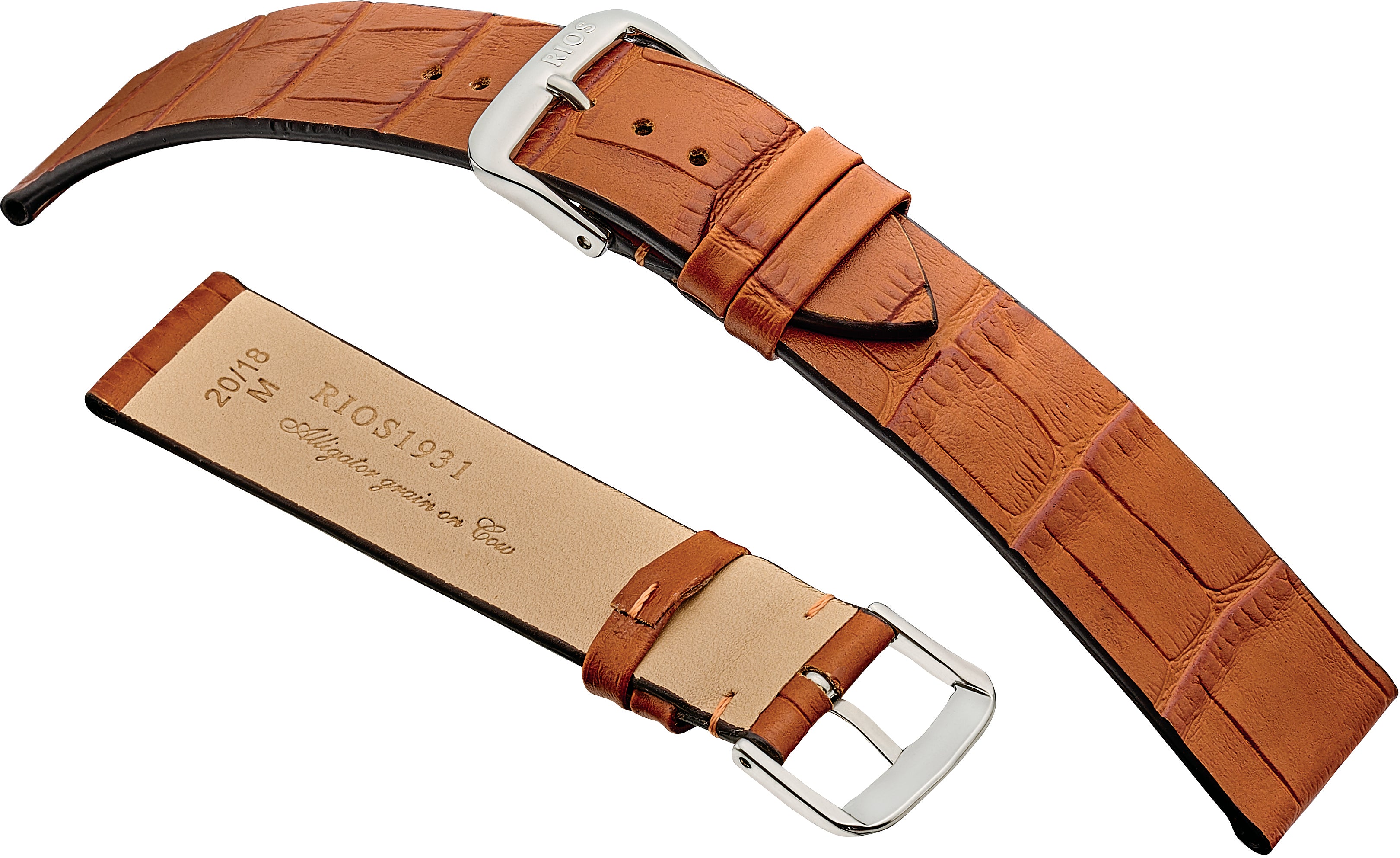 R35 Embossed Alligator Grain on Genuine Cow Leather - Miami