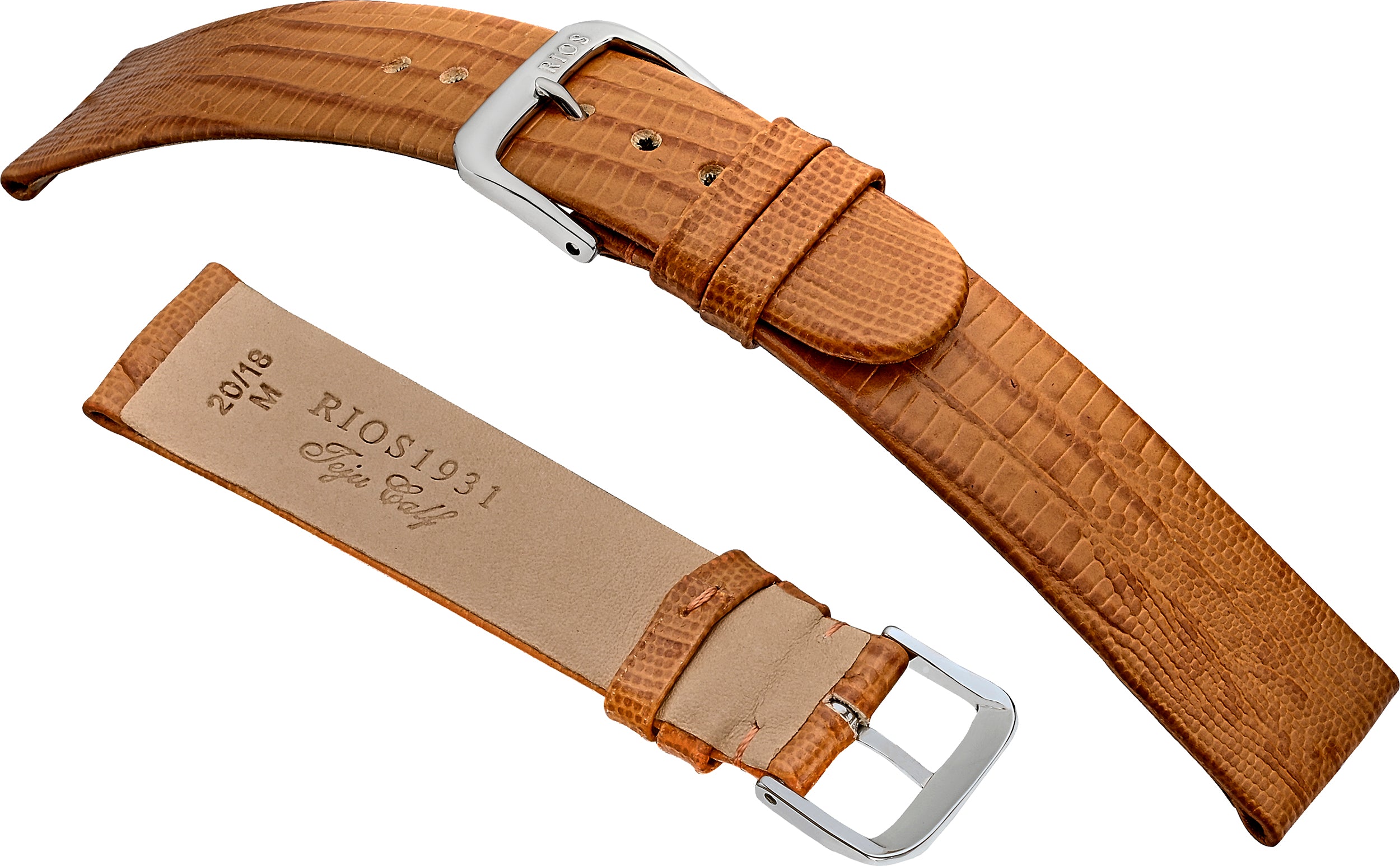 R42 Embossed Teju Lizard Grain on Genuine Cow Leather - Bolivia