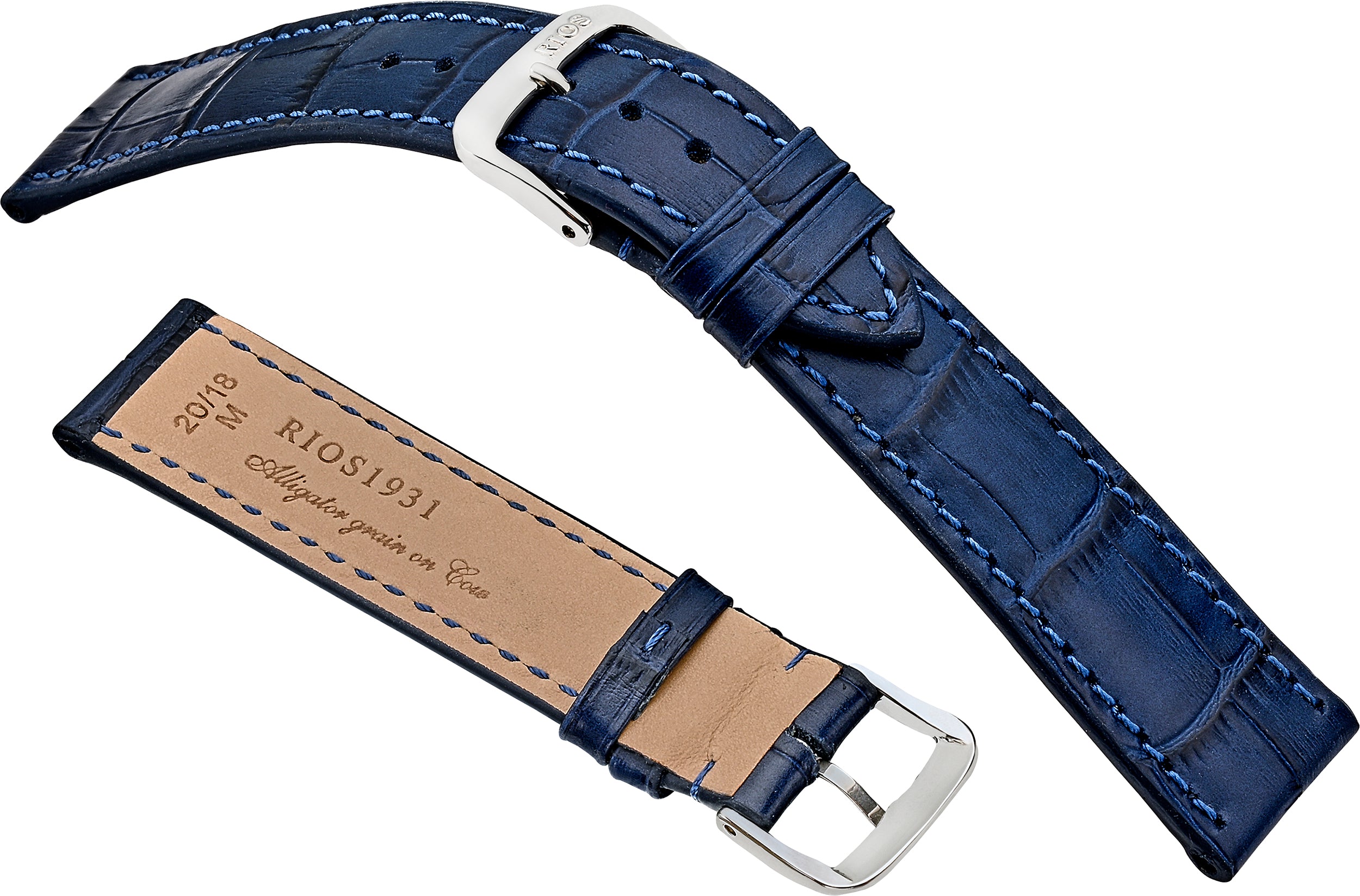 R52 Embossed Alligator Grain on Genuine Cow Leather - Orlando