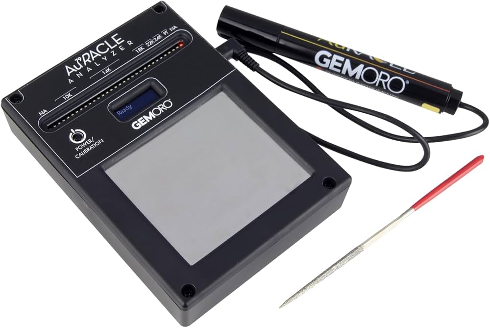 AuRACLE Pro Digital Gold & Platinum Testing Machine (GEMORO) - Analyze