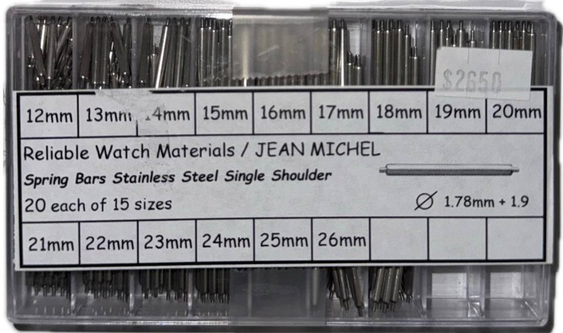 Single Shoulder Spring Bars Assortment (3 options)