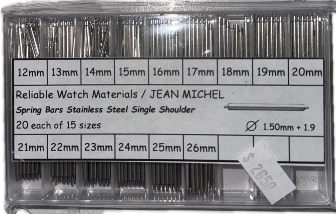 Single Shoulder Spring Bars Assortment (3 options)