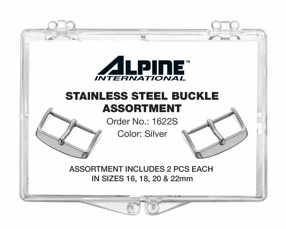 Stainless Steel Buckle Assortment (16mm-22mm)
