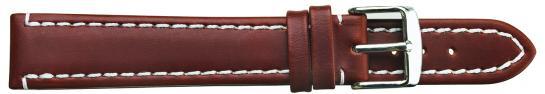 308L Stitched Oil Leather Watch Strap