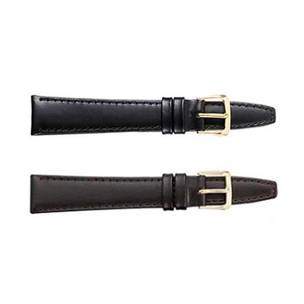 332 Flat Stitched Leather Watch Strap