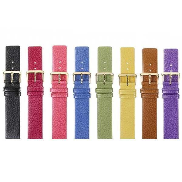 346 Flat Calf Leather Watch Strap