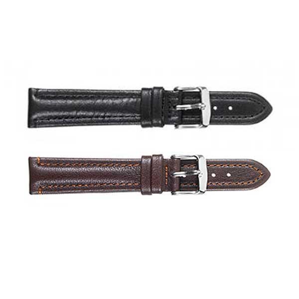 354 Padded Waterproof Leather Watch Strap