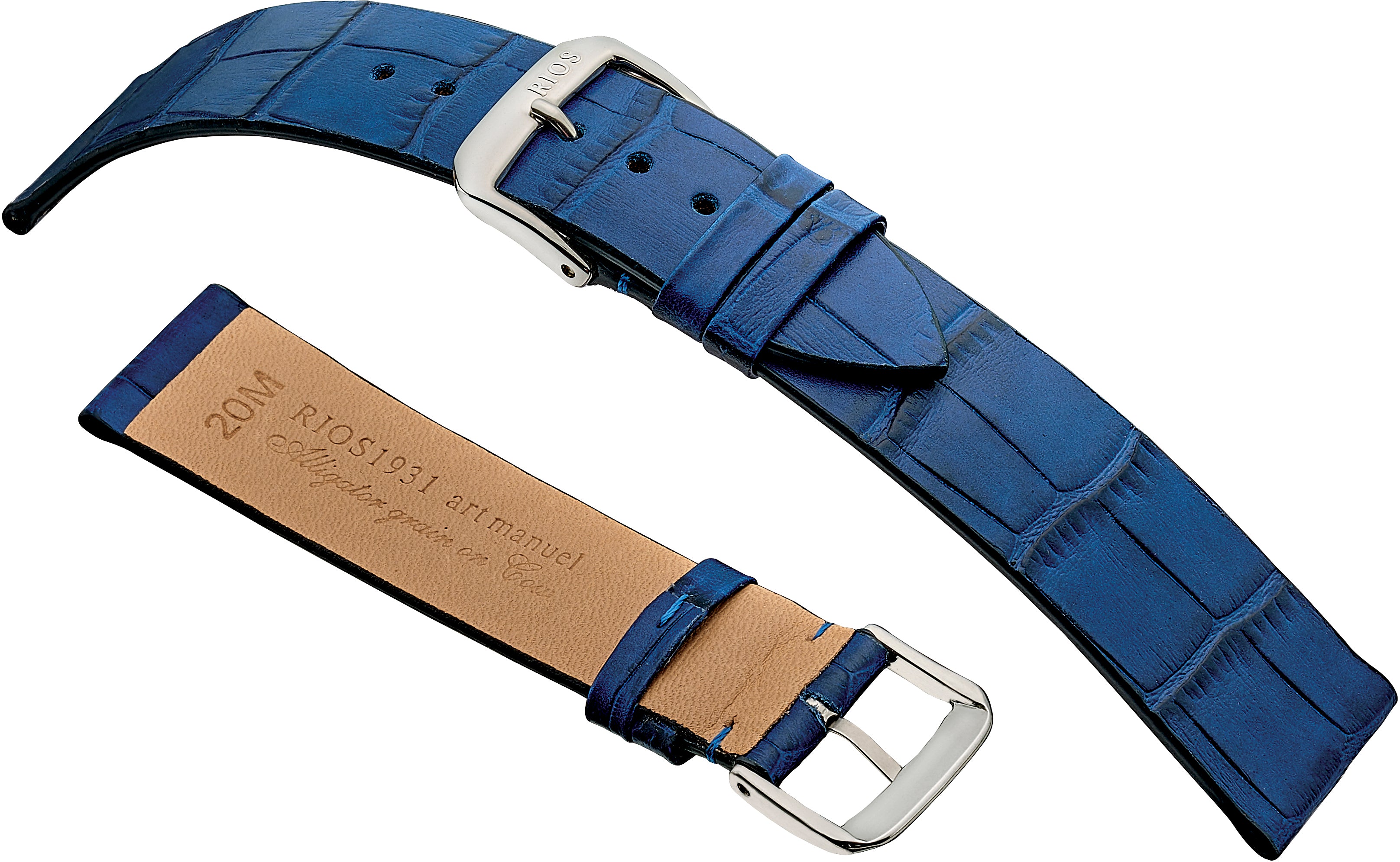 R35 Embossed Alligator Grain on Genuine Cow Leather - Miami