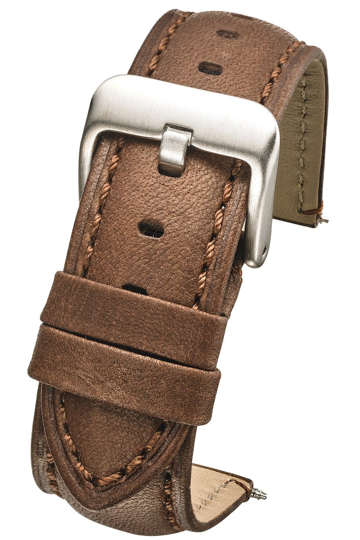 360 Waterproof Leather Watch Strap
