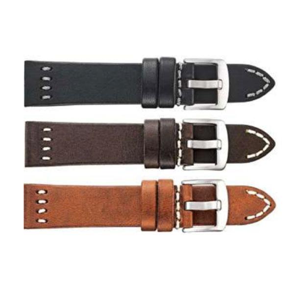 Aged leather watch straps sale