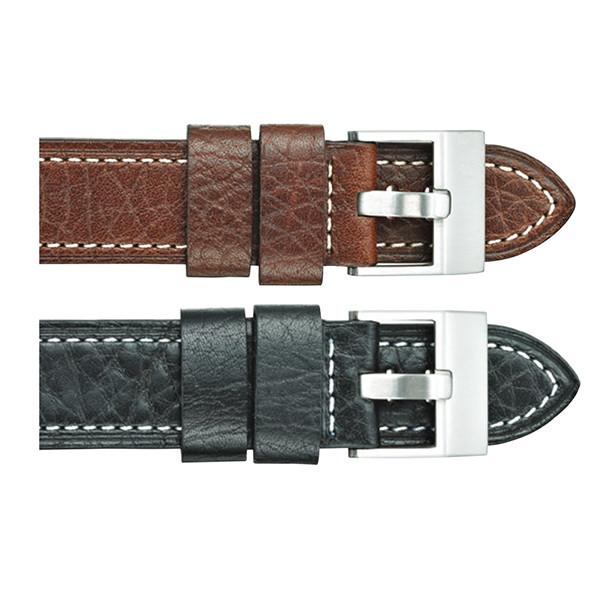 375 Buffalo Grain Leather Watch Strap