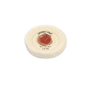 3" Dia. Stitch Type Finex Muslin Buffs with Leather Centers