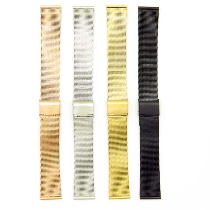 410 Straight End Thin Mesh Metal Band