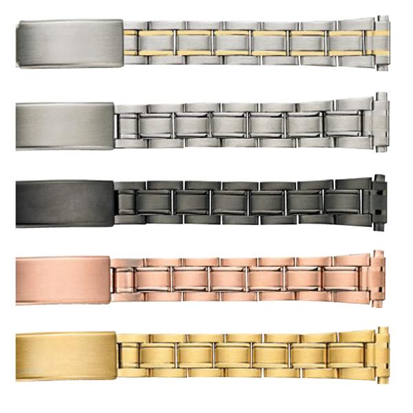 417 Squeeze End Metal Watch Band
