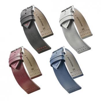 452 Plain Side Stitched Leather Watch Strap