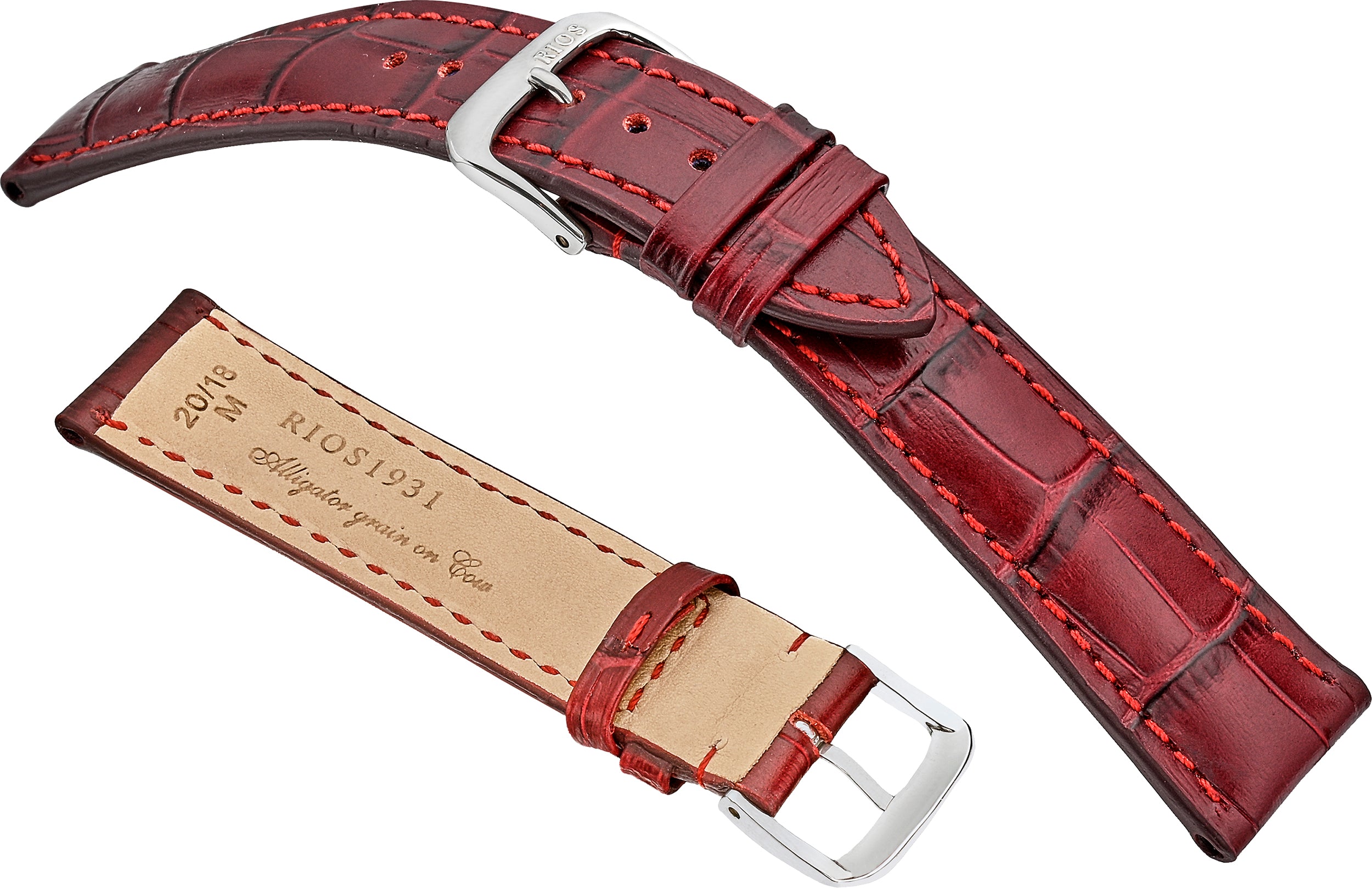 R50 Embossed Alligator Grain on Genuine Cow Leather - Louisiana