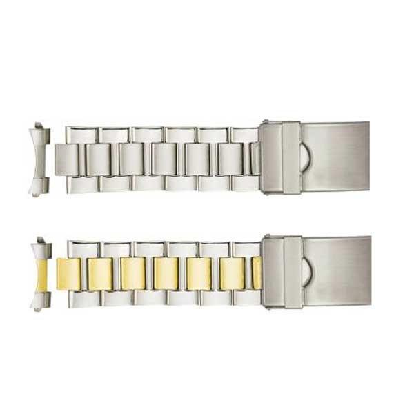 526 Curved End Metal Link Band
