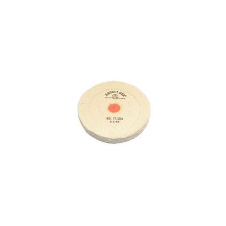 5" Diameter Regular Muslin Buffs with Shellac Centers