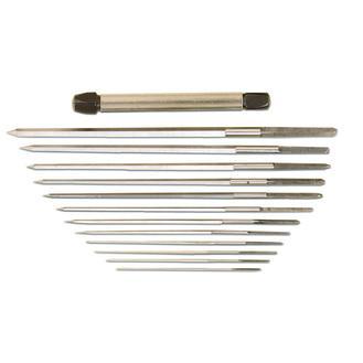 Assortment of Cutting Broaches with Broach Holder