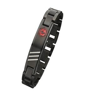 803MED Heavy 12mm Medical ID Bracelet