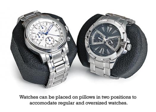 Fancy Brick Single Watch Winder - Red