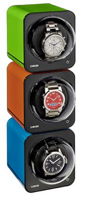 Fancy Brick Single Watch Winder - Red