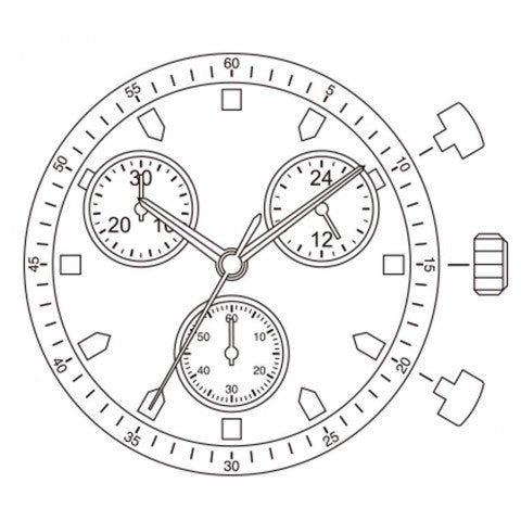 JS00 Miyota Watch Movement