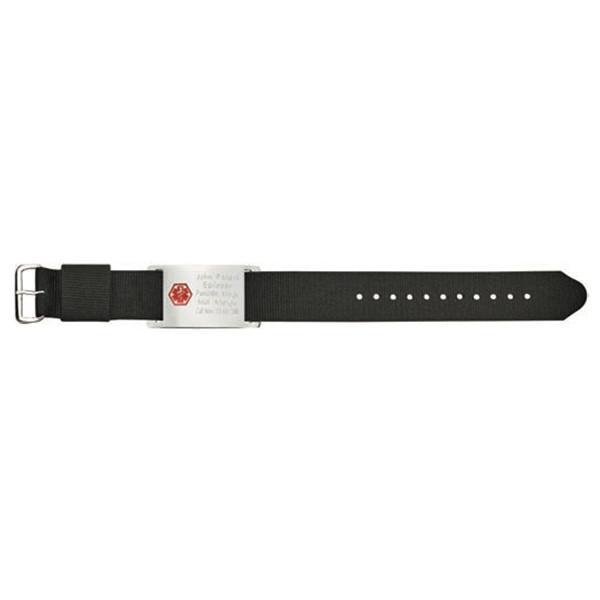 N91 Medical Alert Nylon Watch Strap