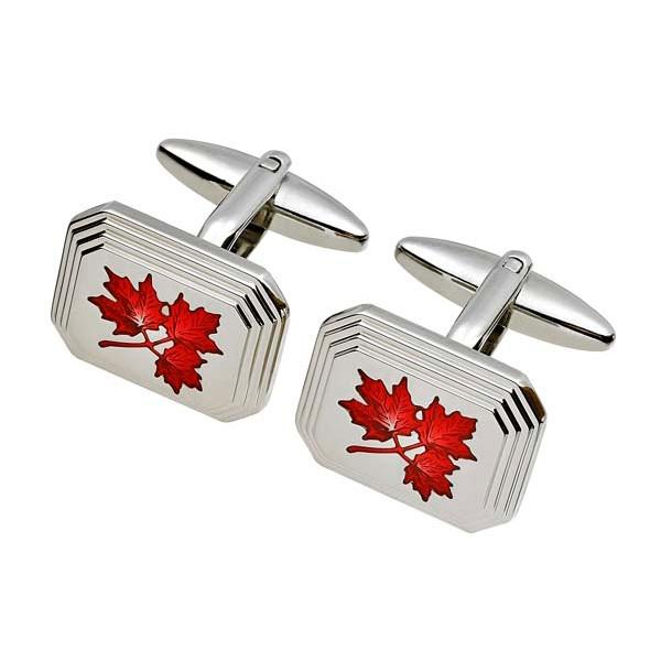 Maple Leaf Flag Cufflink