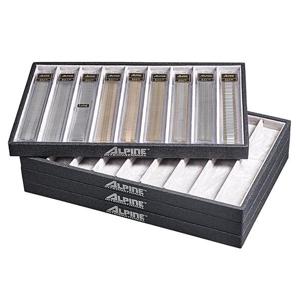 Stackable Tray for Metal Watch Bands - 9 Compartments