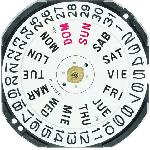 VX43 Day/Date 6 Epson Watch Movement