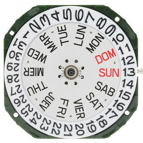2305 Day/Date 3 Miyota Watch Movement