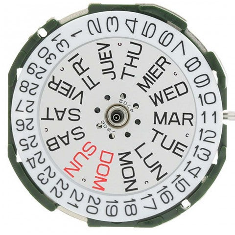 2105 Day/Date 3 Miyota Watch Movement