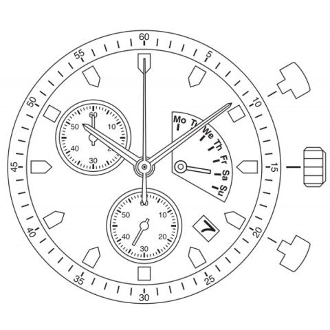 FS60 Date 4H30 Miyota Watch Movement