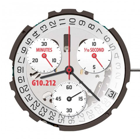 ETA G10.212 Date 4 Horizontal Watch Movement