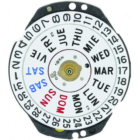 VX83 Day Date 6 Epson Watch Movement