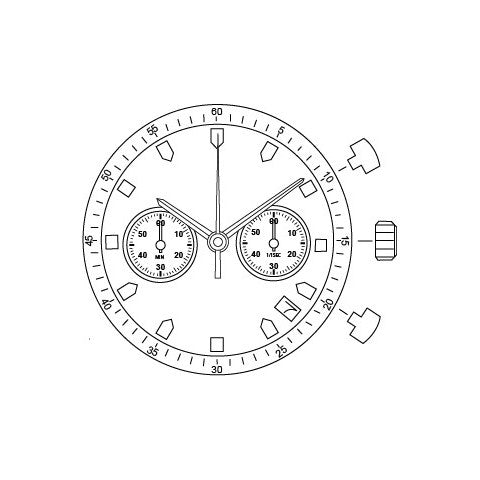 6S21 Miyota Watch Movement