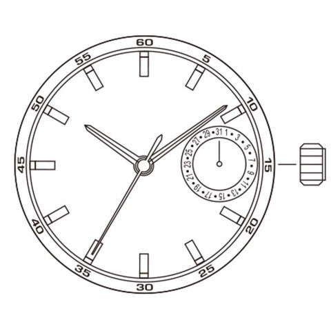 6P26 Miyota Watch Movement