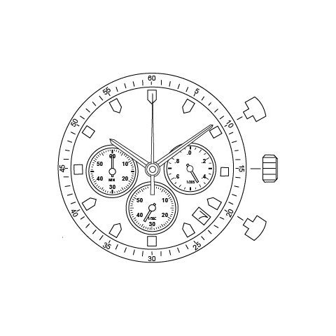 6S20 Miyota Watch Movement