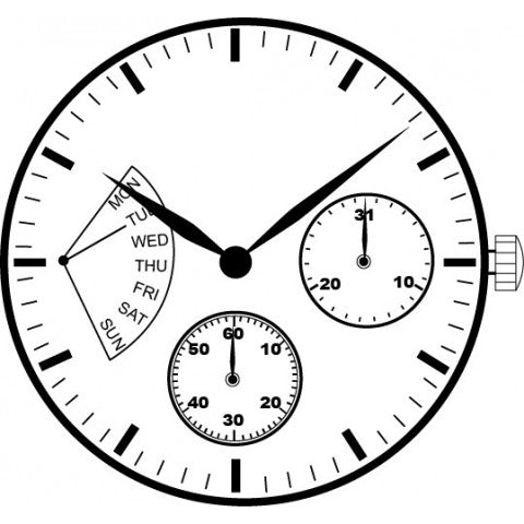 VD85 Quartz Epson Watch Movement