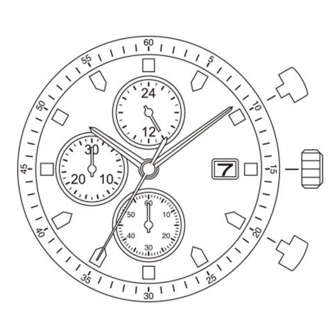 JS15 Miyota Watch Movement