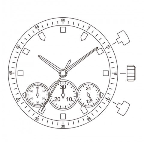 JS50 Miyota Watch Movement