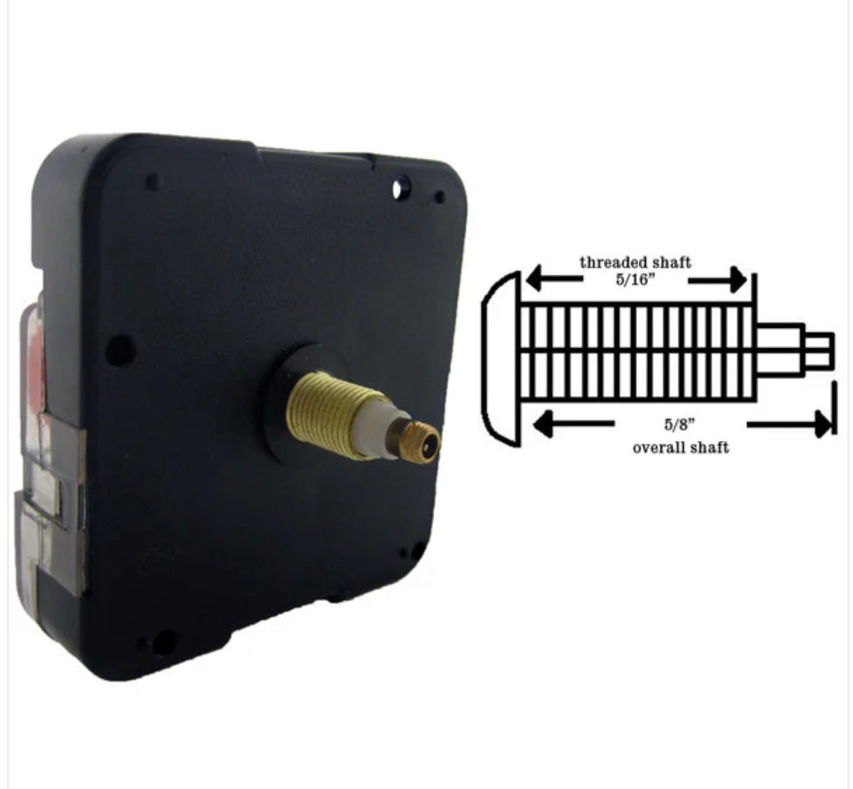 HIGH TORQUE MINI CONTINUOUS SWEEP MOVEMENT 1/4"