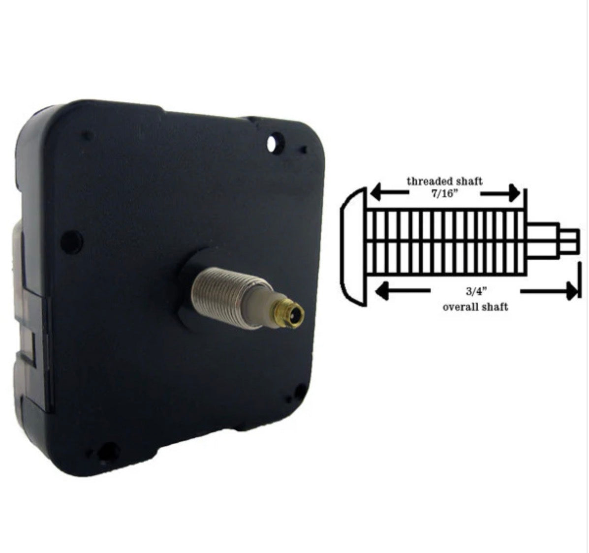 HIGH TORQUE MINI CONTINUOUS SWEEP MOVEMENT 3/8"