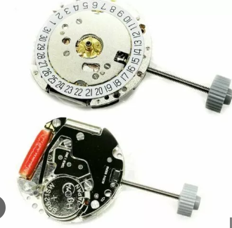 RONDA 775 Swiss Made Watch Movement, White Date Disk at 3, 3 Hands