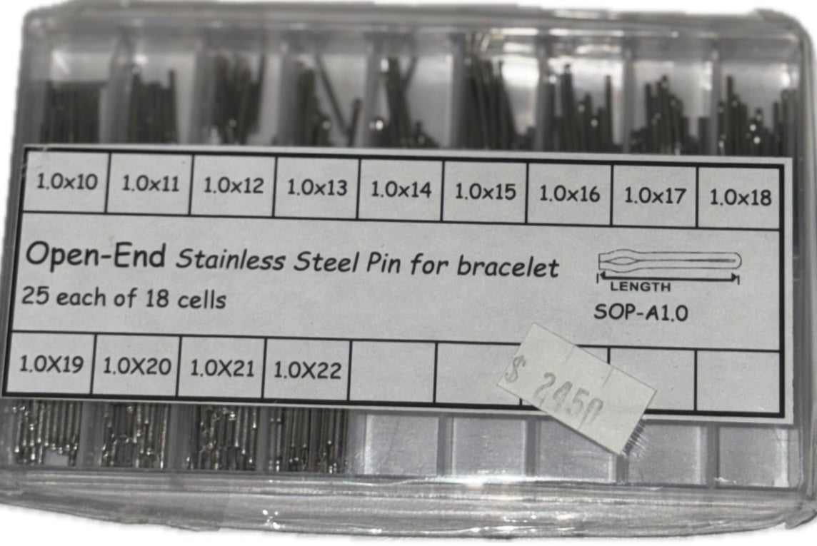 Open-End Stainless Steel Pin for bracelet 1mm