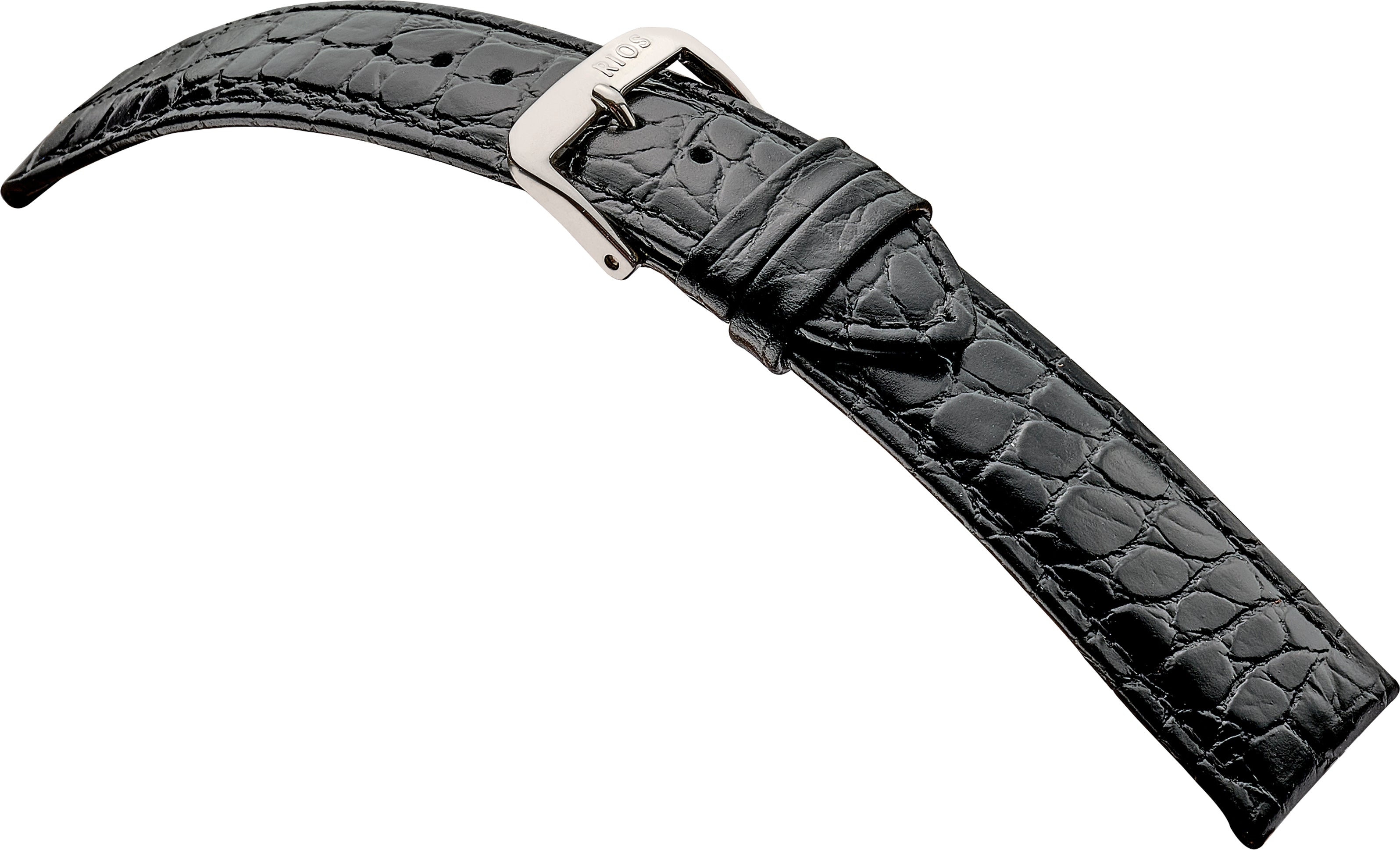 R249 Genuine Alligator Leather, glossy finish, flank - Heritage