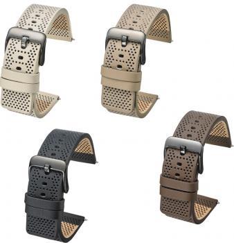 310 Soft Thin Perforated Leather Watch Strap
