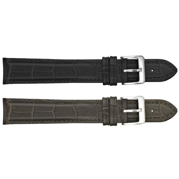 384XL Padded Stitched Alligator Grain Watch Strap