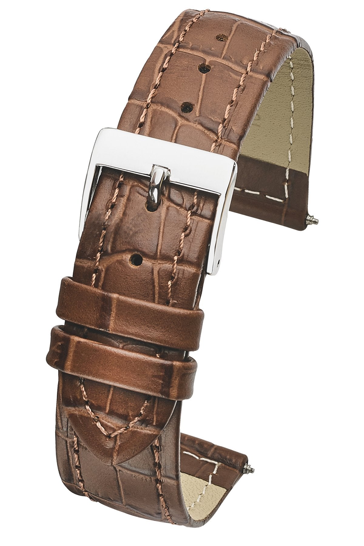 385 Stitched Alligator Grain Watch Strap